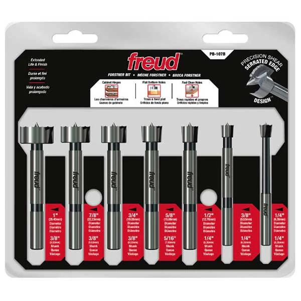 Precision Shear Forstner Bit Set - 7 Piece